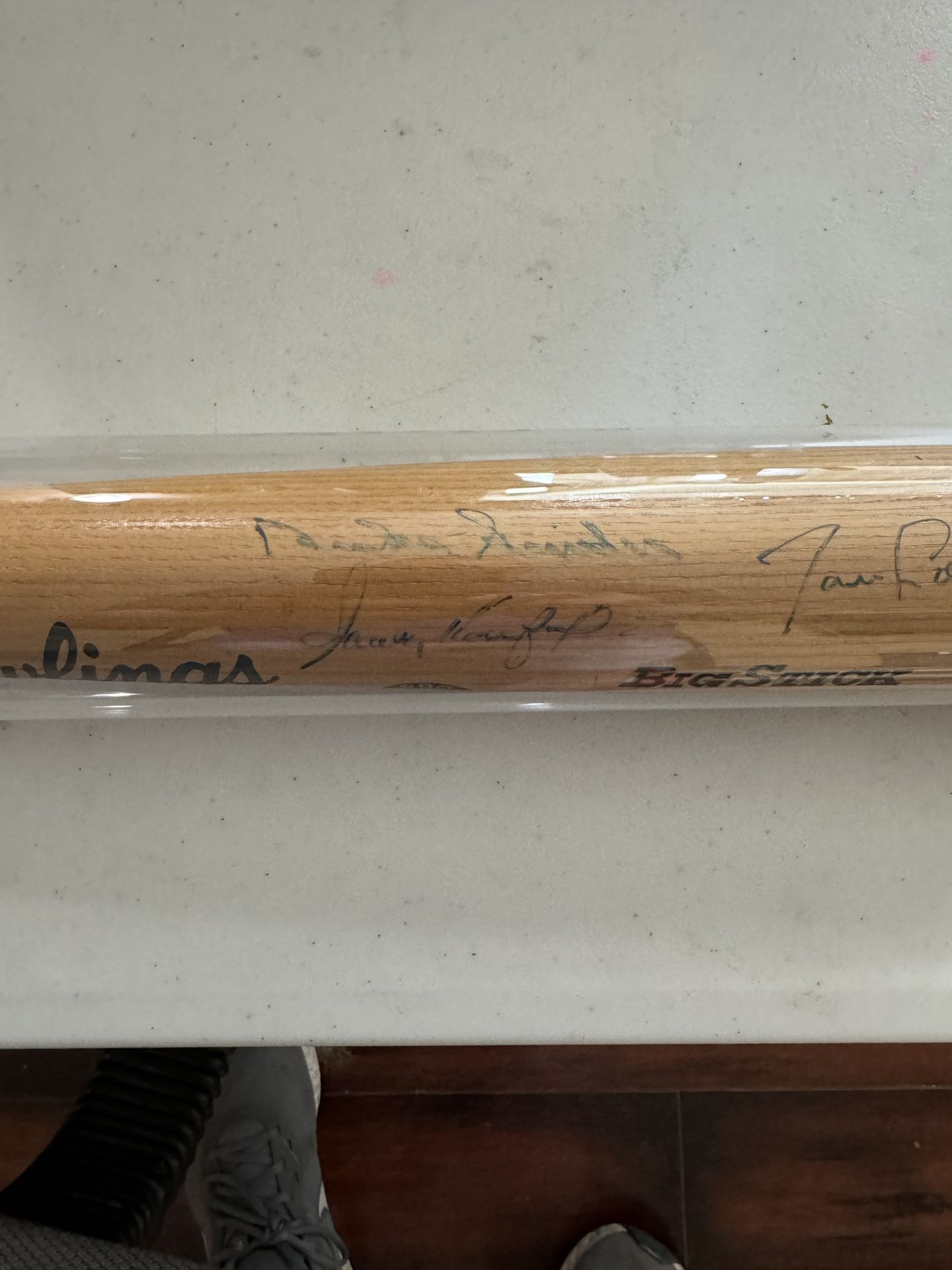 Sandy Koufax Duke Snider Tommy Lasorda Johnny Padres JSA Autograph Baseball Bat 