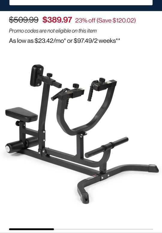 Titan Fitness New In Box Plate-Loaded Seated Row Machine
