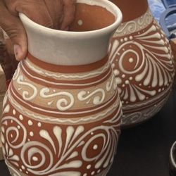 Jarrones .20.00 Engobe Hechos A Mano