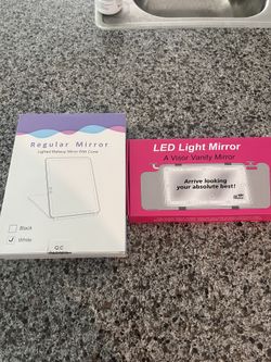 Travel Make Up Mirror / Visor Vanity Car LED Makeup Mirror