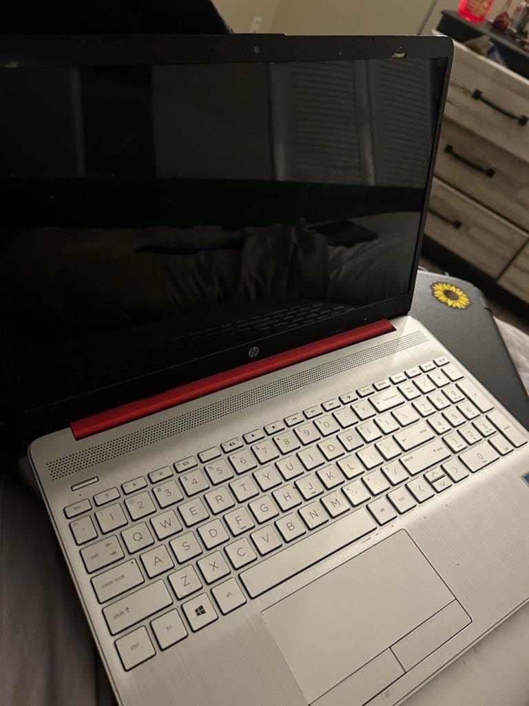 Red Hp Laptop