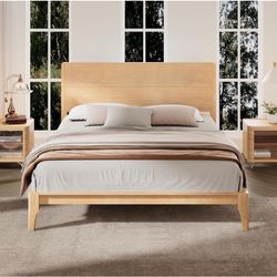 New Bamboo bed frame King, 12 Inch (in box)