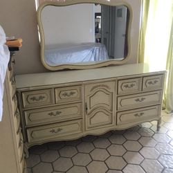 French Provincial Dresser And Mirror For $175 Delivery Is Included