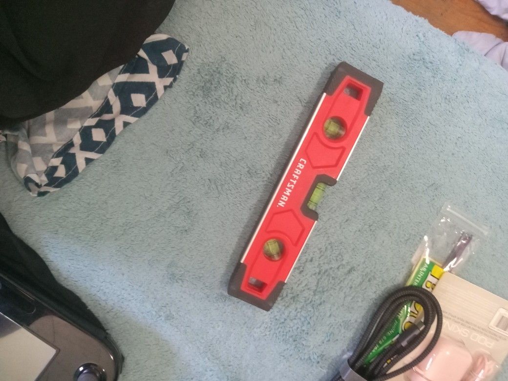 Craftsman 9 Inch Plastic Torpedo Level 3 Vial