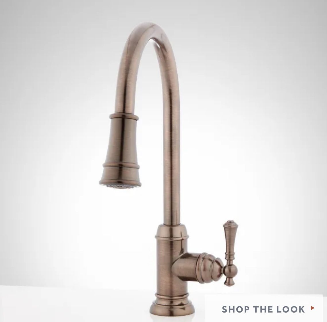 AMBERLEY SINGLE-HOLE PULL-DOWN SPRAY KITCHEN FAUCET - OIL RUBBED BRONZE