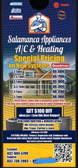 !!New Hvac system promotion!!