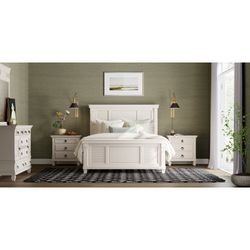 Solid Wood Complete Bedroom Set  Birch Line 