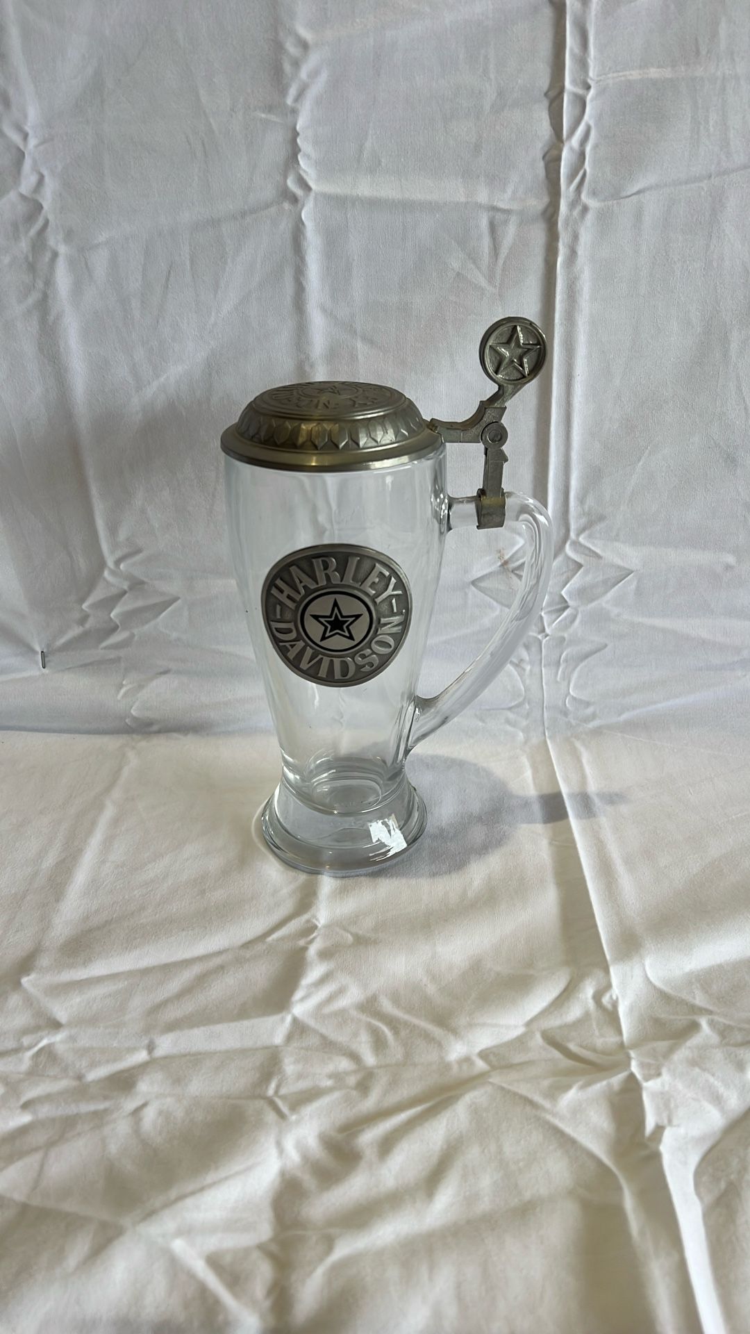 Vintage Harley Davidson Beer Stein – Pewter