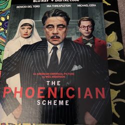 BLU RAY DVD MOVIE THE PHOENICIAN SCHEME