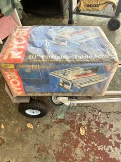New portable table saw 10 inch