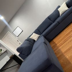 Macy’s MATTE SECTIONAL SOFA WITH PILlOWS SET