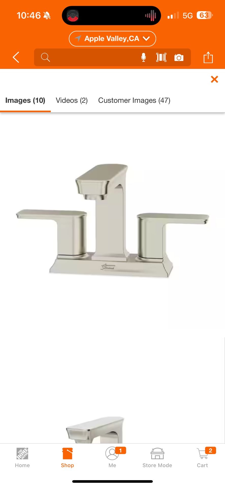 American Standard Forsey 4 in. Centerset 2-Handle Bathroom Faucet with Easy Install Push Drain in Brushed Nickel