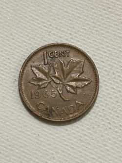 1 Cent Canadian Coins 
