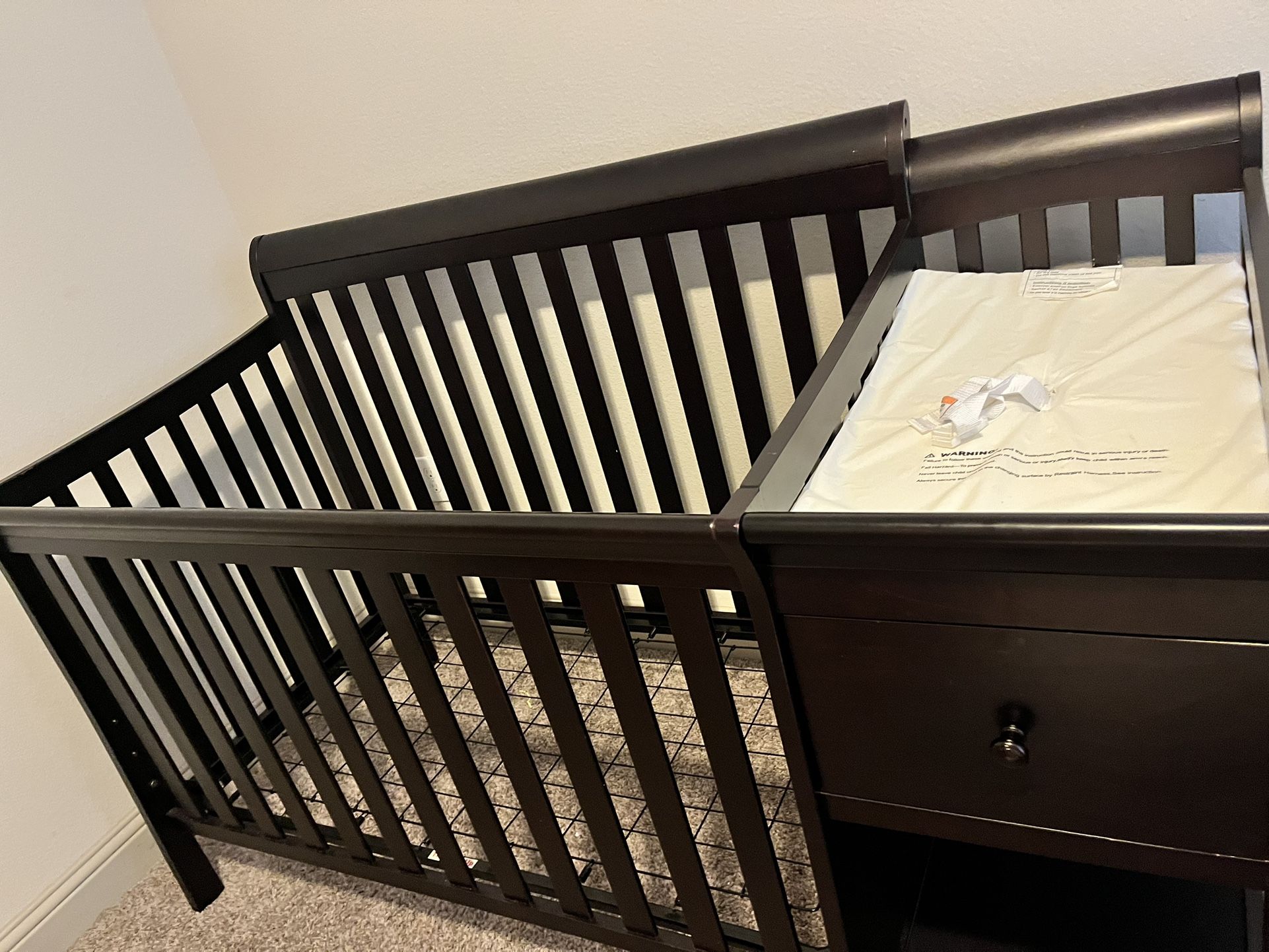NEW Delta Children’s Baby Bed & Changing Table