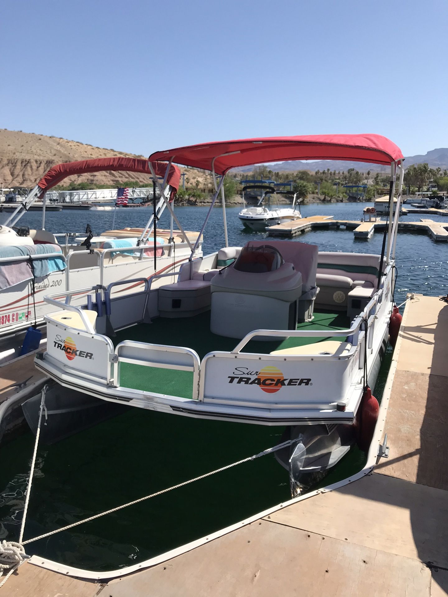 1999 Sun Tracker Pontoon boat for Sale in Bullhead City, AZ OfferUp