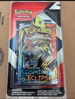 Pokémon Cosmic Eclipse & Chilling Reign 2 Pack Blister w/ Pin Jirachi Solgaleo