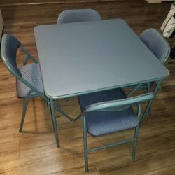 Folding Table And Chairs
