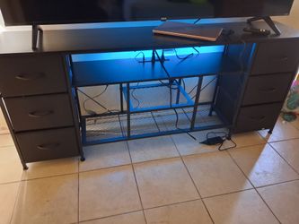 Tv stand with lights