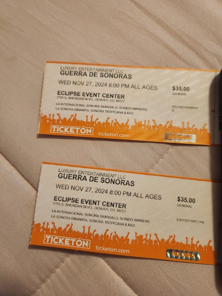 SONORA SKANDALO TICKETS
