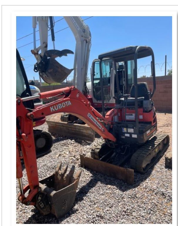 MINI EXCAVATOR, KUBOTA U17VR1 (2018)