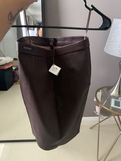 Coach leather skirt