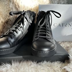 Café Noir Italian Leather Sneaker 