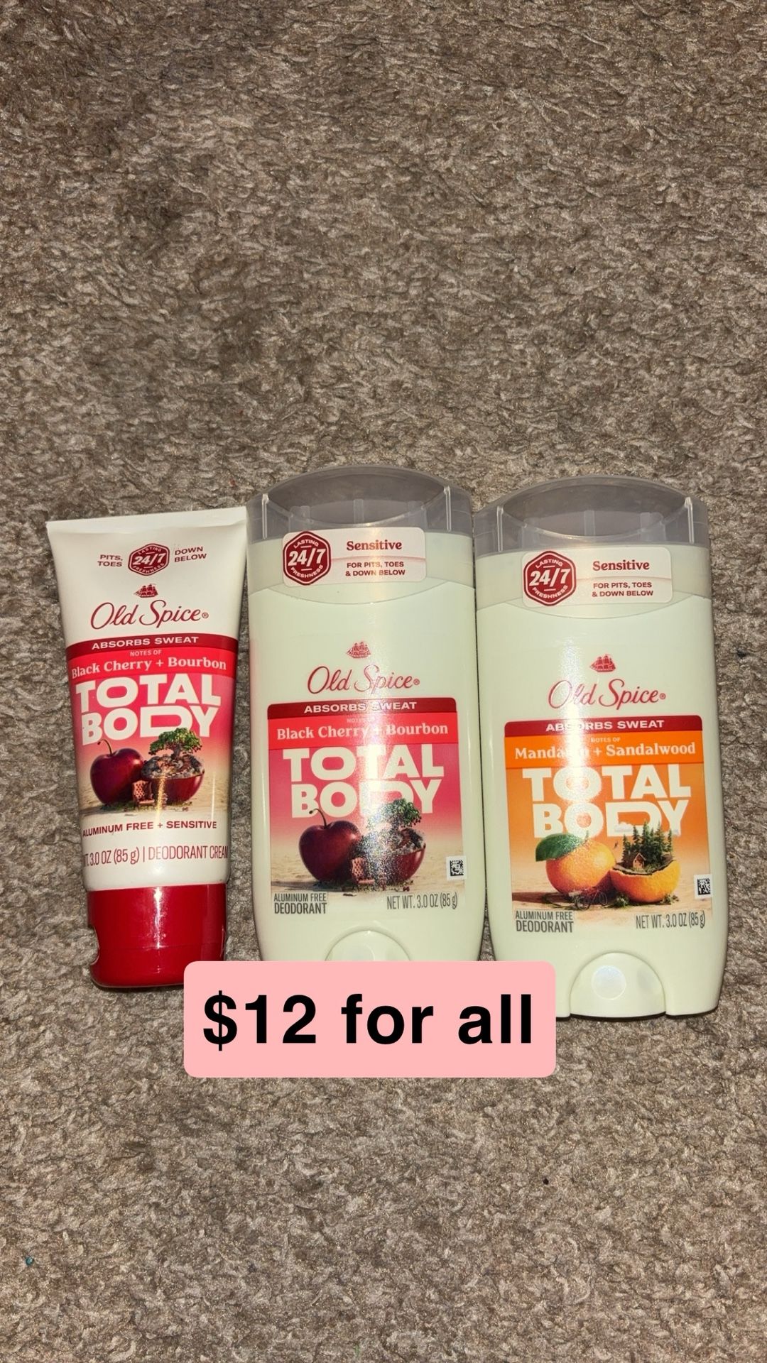 Old Spice Total Body Deodorant