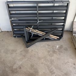 Heavy duty hanging storage shelves