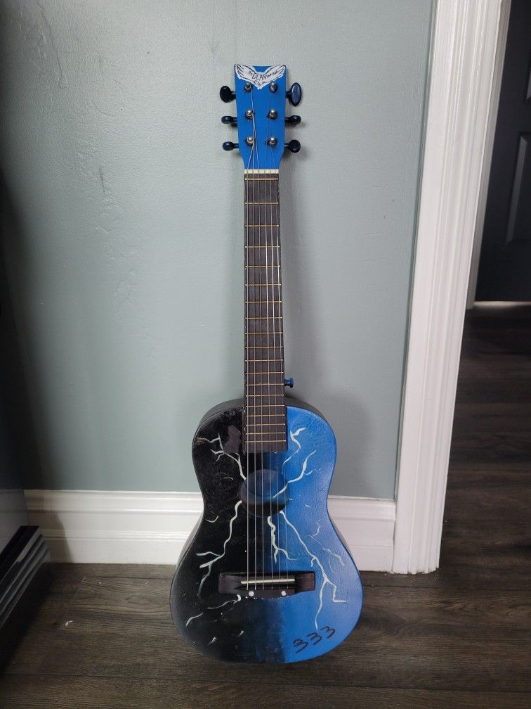 AIRBRUSH PRACTICE Dimebag Dean from hell Baby Acoustic