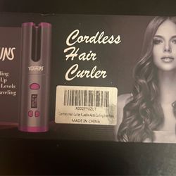 Cordless Auto Curler Quick Heating Up 6 Temperature Levels Portable For Travel