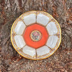 Vintage Dahl-Jensen Decorative Plate – Hand-Painted Faience – Model 192 / G23)