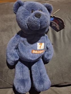 John Elway plush bear 1998, Broncos