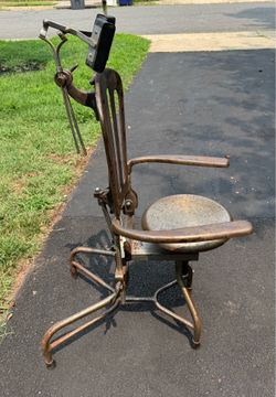 Antique Industrial Adjustable Examination Chair