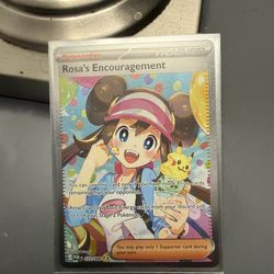 Rosas Encouragement Pokémon Card