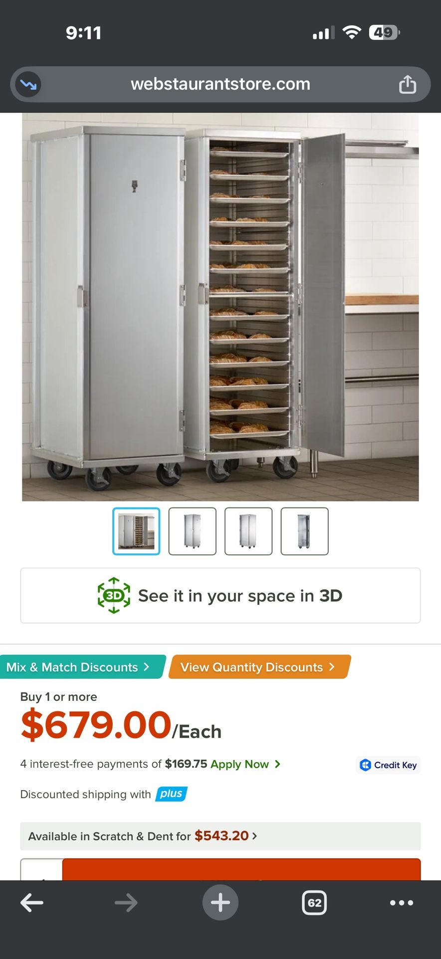 Enclosed Bun/ Sheet Rack