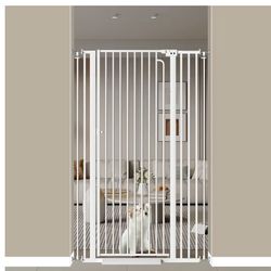 57" Extra Tall Cat Gate for Doorways, 29.5"-38.5" Tall Pet Gates for Cats Walk Through, Auto Close High Baby Gates with 