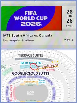 Hospitality world cup tickets M73