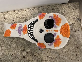 Day Of The Dead Ceramic Spoon 