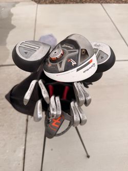 Left Handed Golf Club Set and Bag