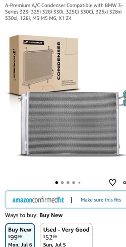 A/C Condenser Compatible with BMW