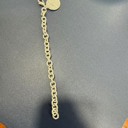 Tiffany & Co. New York 925 Sterling Silver Chain Bracelet 7.5"
