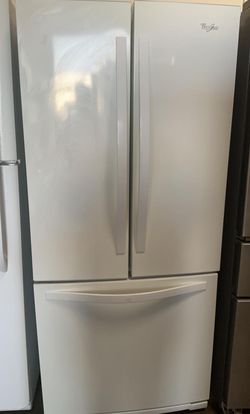 Whirlpool 3-Door  White Fridge
