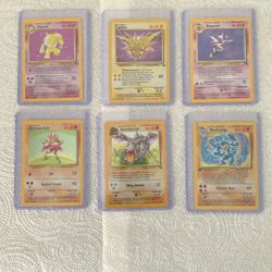 Pokemon Vintage Cards 6 Total