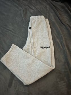 essential sweatpants uncuffed