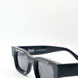 Sunglasses Rhude x Thierry Lasry Rhevision 101 Black/Black Sunglasses Kith Frames