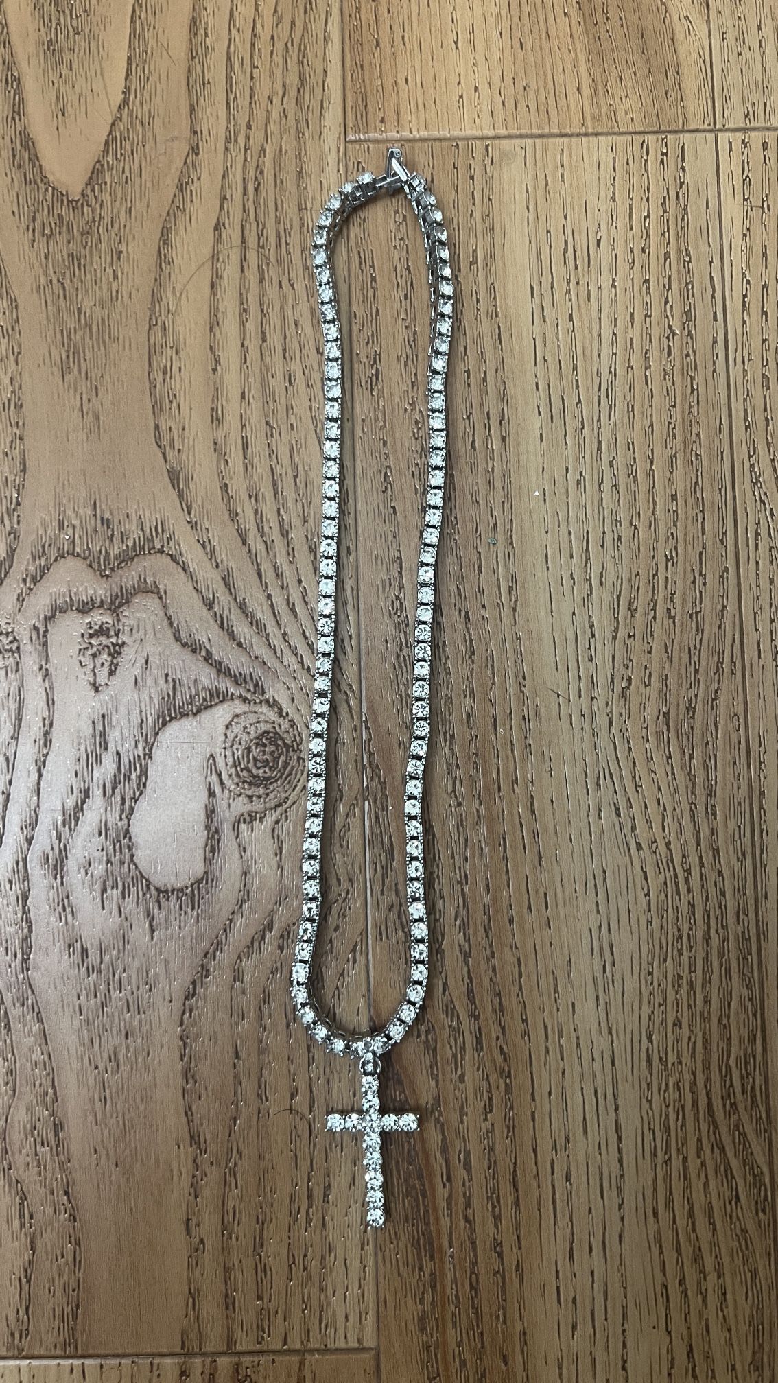 Moissanite Tennis Chain 18”