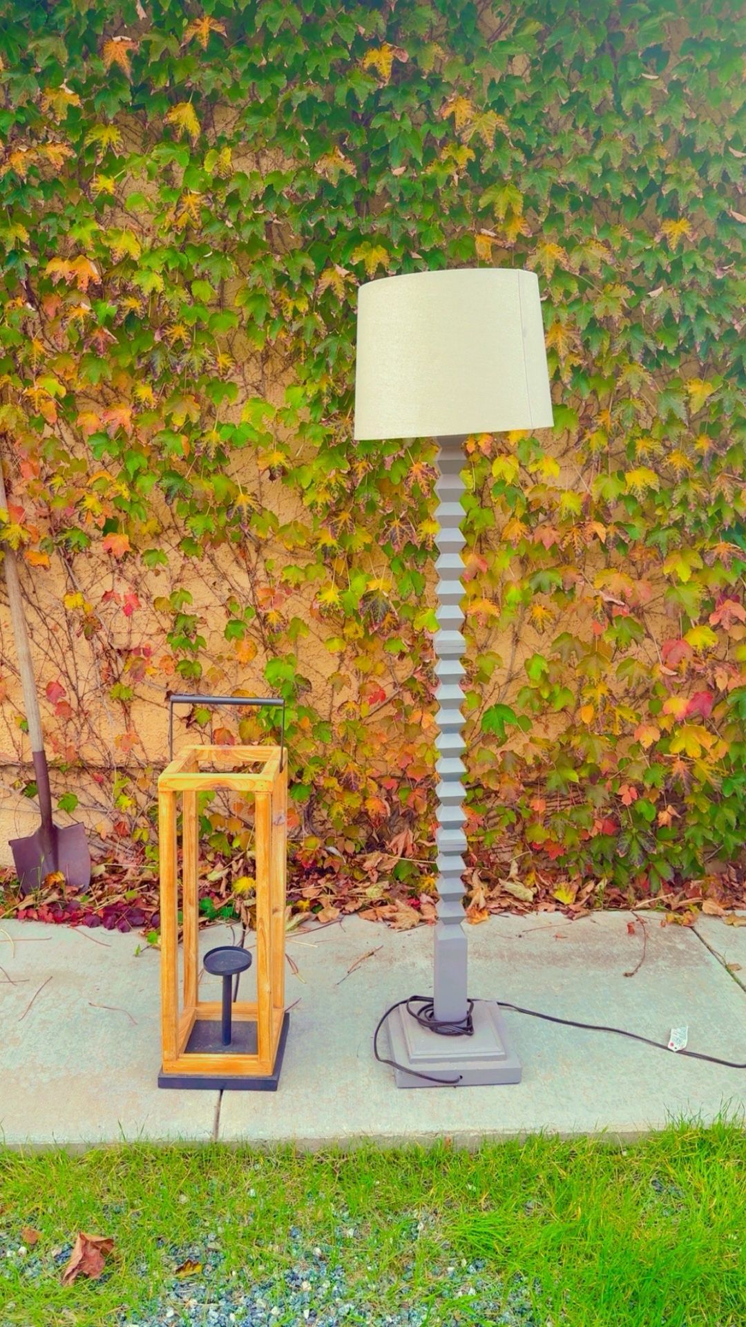 Lamp And Candle Holder 