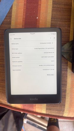 Kindle 12 gen
