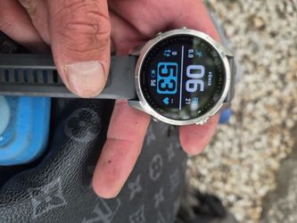 Garmin Fenix 7s Smartwatch with Gray Band