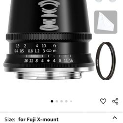 TTArtisan 17mm F1.4 APS-C Wide Angle Lens For Fujifilm Fuji X-T4 T5 H2s Camera | UK